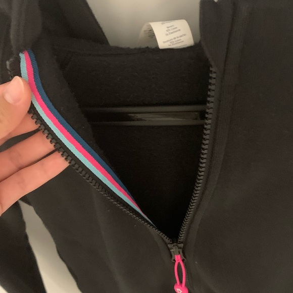 Lululemon kids glow in the dark black hoodie zipup - Picture 8 of 8